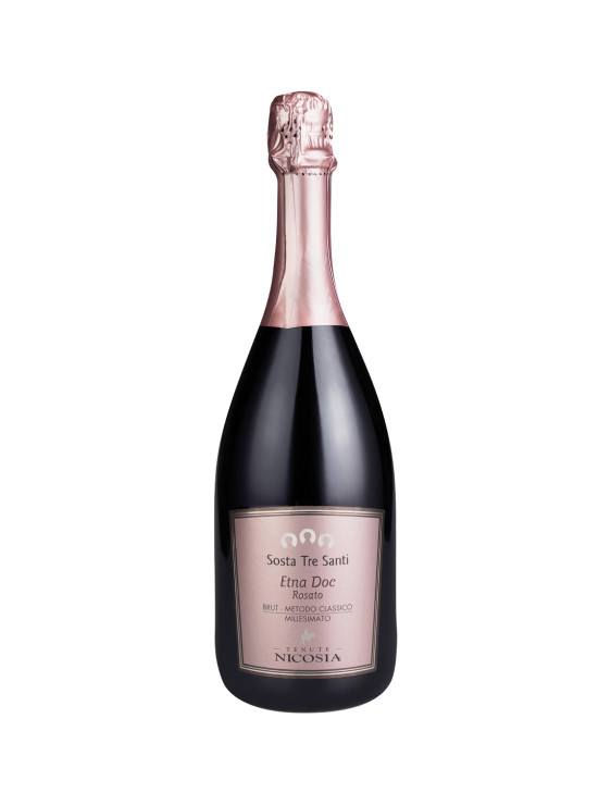 Nicosia - Spumante Etna Metodo Classico Brut Sosta Tre Santi Rosato - 2020 - 75 cl